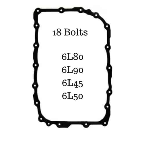 Gm Transmission Pan Identification Chart