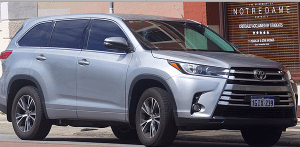 shakes when braking Toyota Highlander