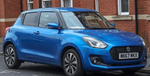 Blue Smoke Suzuki Swift