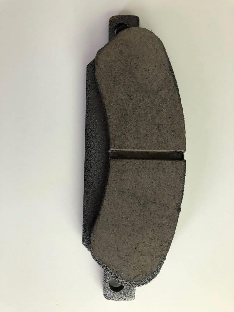 worn brake pad