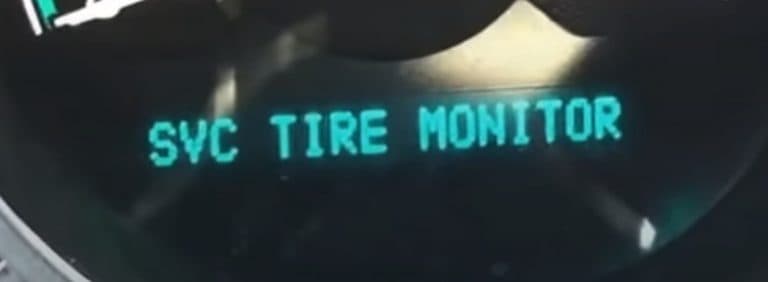 Chevy Equinox: SVC Tire Monitor | Drivetrain Resource