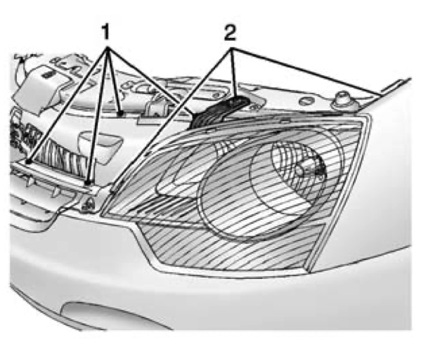 2014 Chevy Captiva Headlight Replacement Bulbs