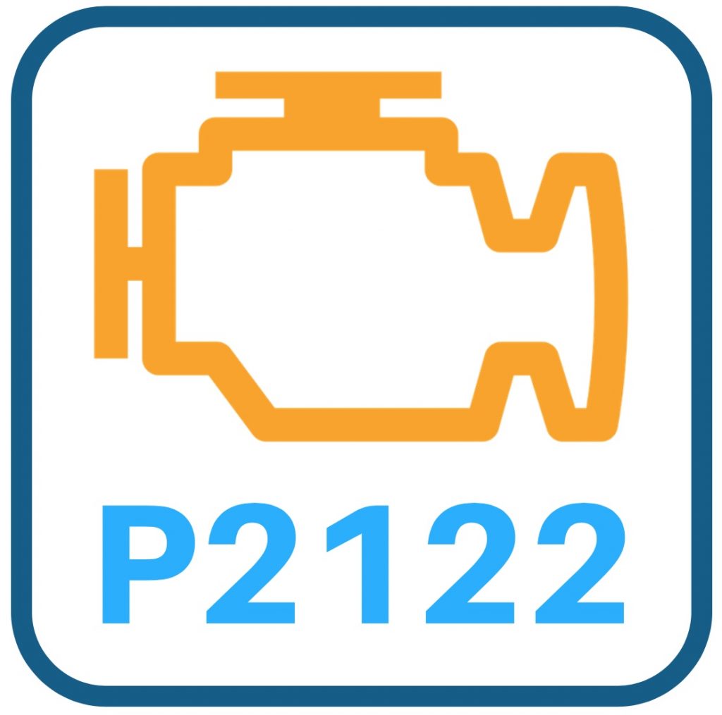 P2122 meaning: Subaru Tribeca