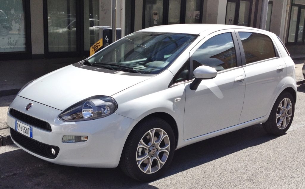 Fiat Punto White Smoke From Tailpipe