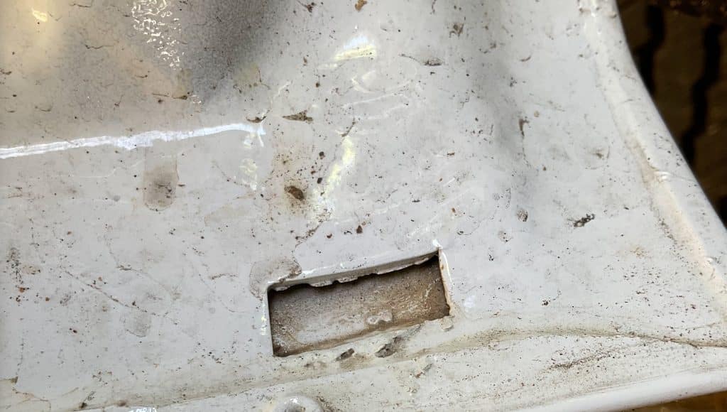 Chevy Captiva Sloshing coming from door