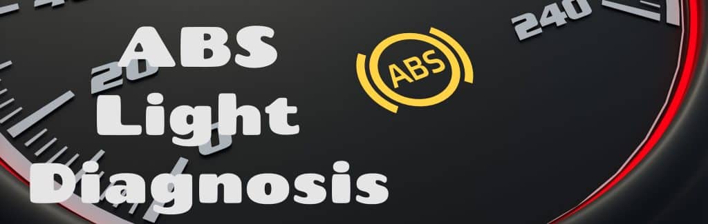 ABS light on diagnosis