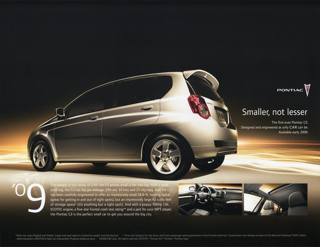 2009 Pontiac G3 | This rarely-seen Pontiac was a badge-engin… | Flickr