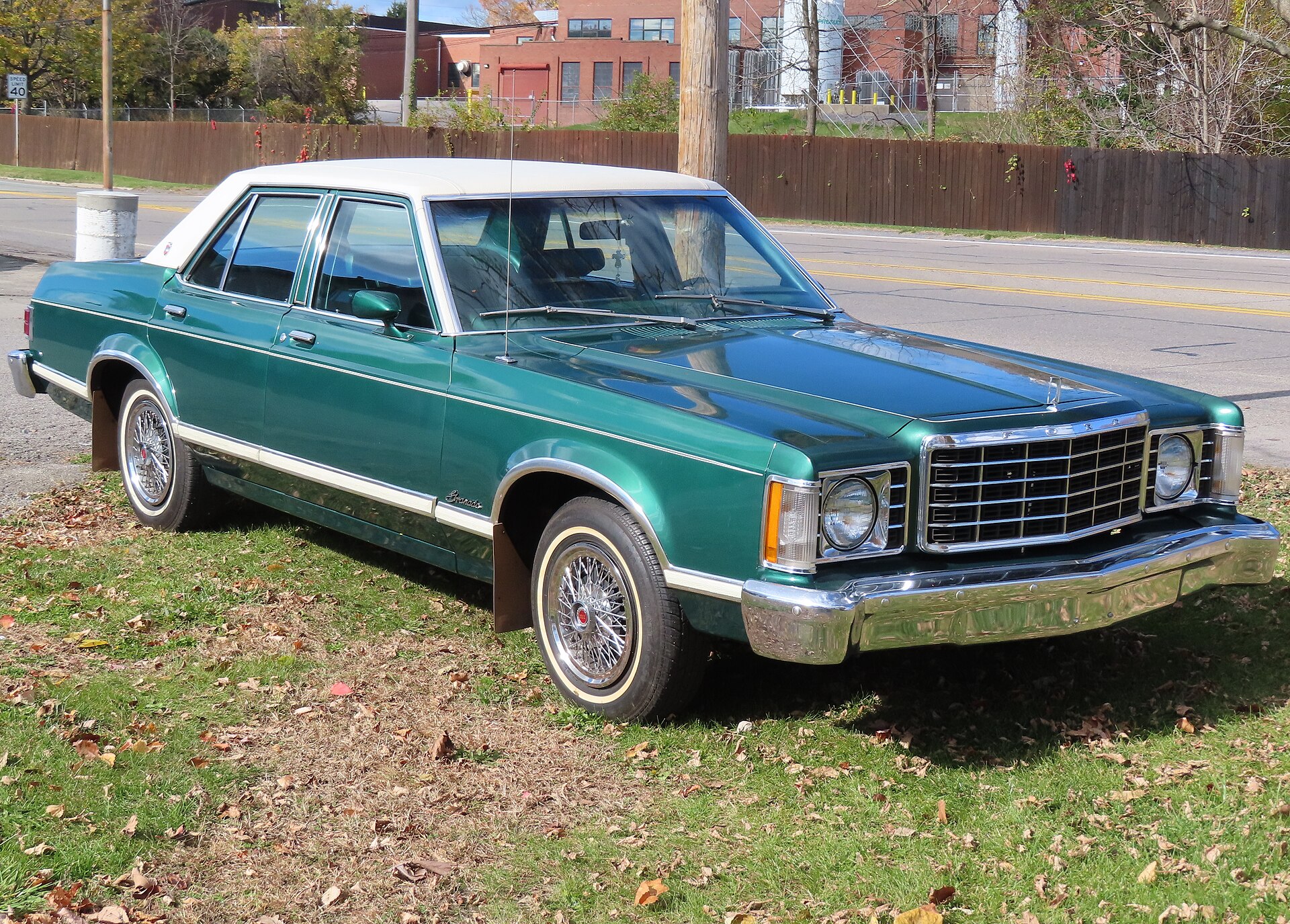 1977 Ford Granada Ghia four-door sedan