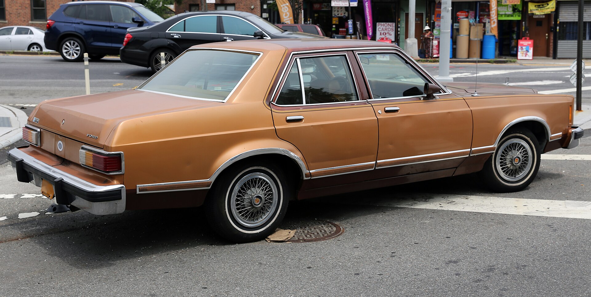 1980 Ford Granada four-door sedan rear view