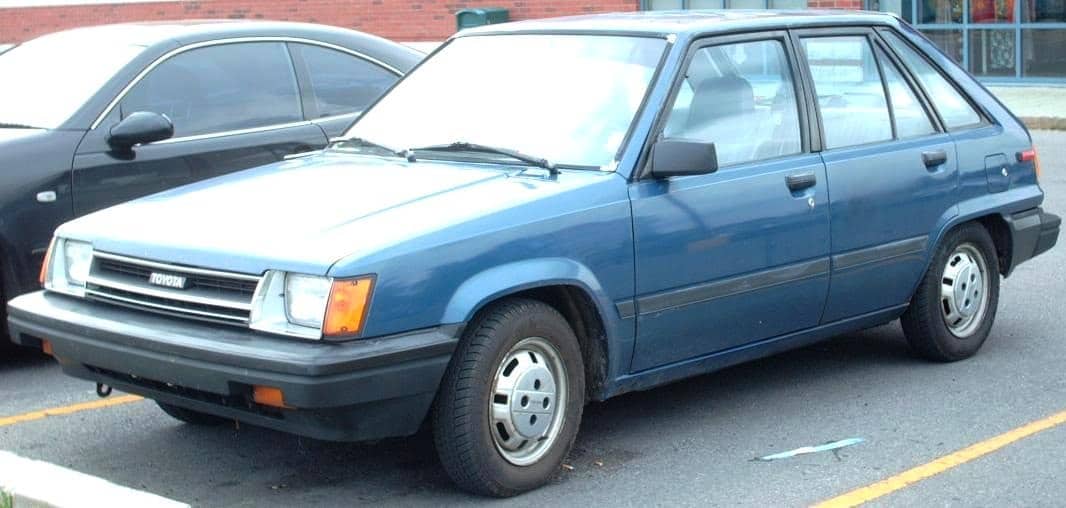 1985 Toyota Tercel five-door hatchback