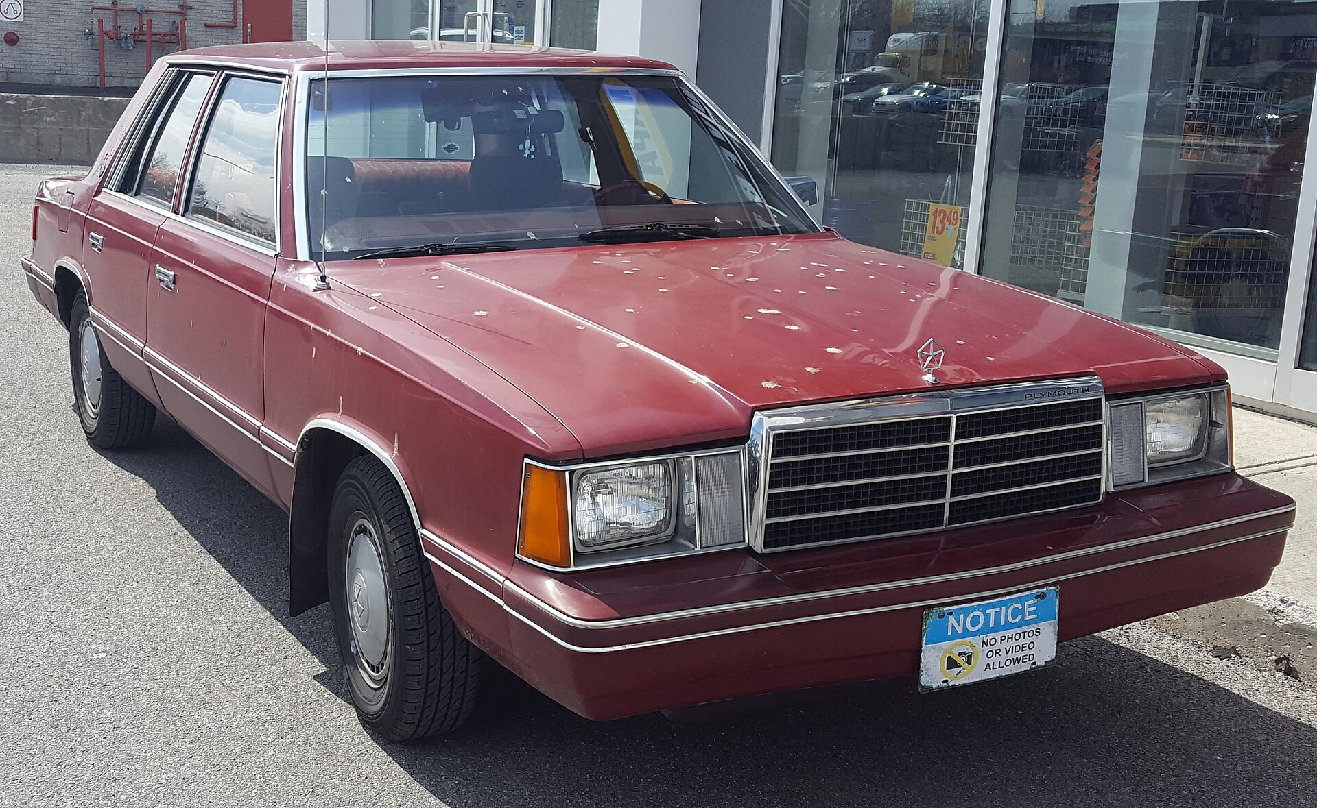 1980s Plymouth Reliant sedan