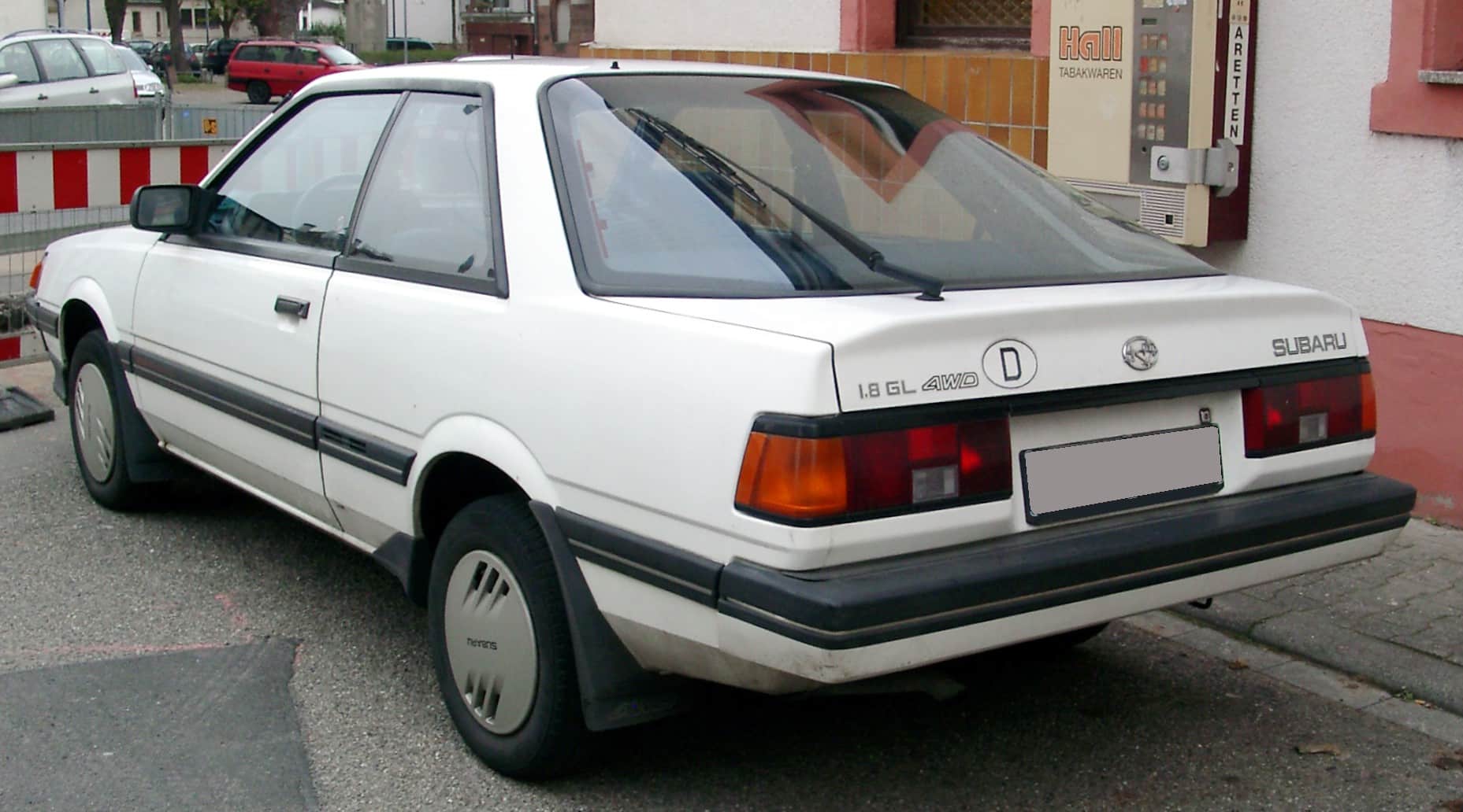 Subaru GL rear view
