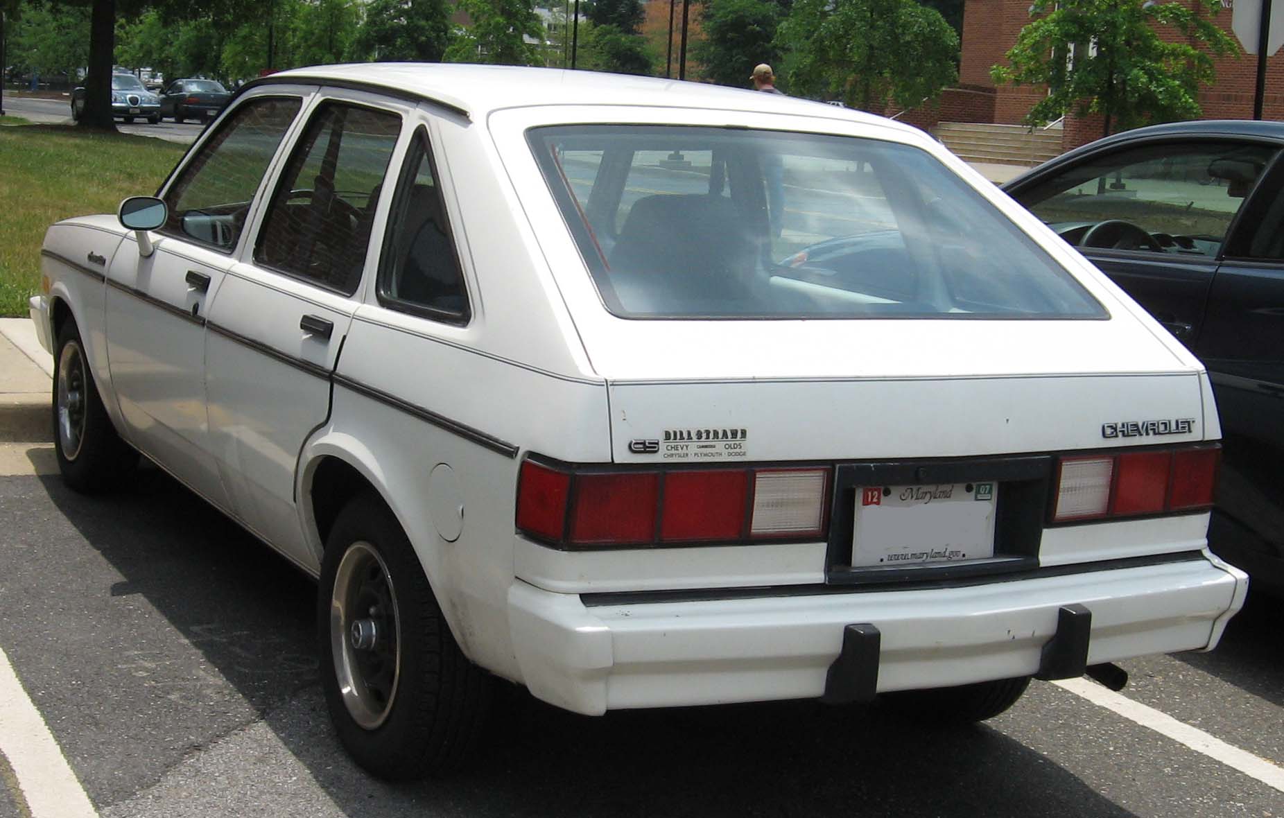 1980s Chevrolet Chevette rear view