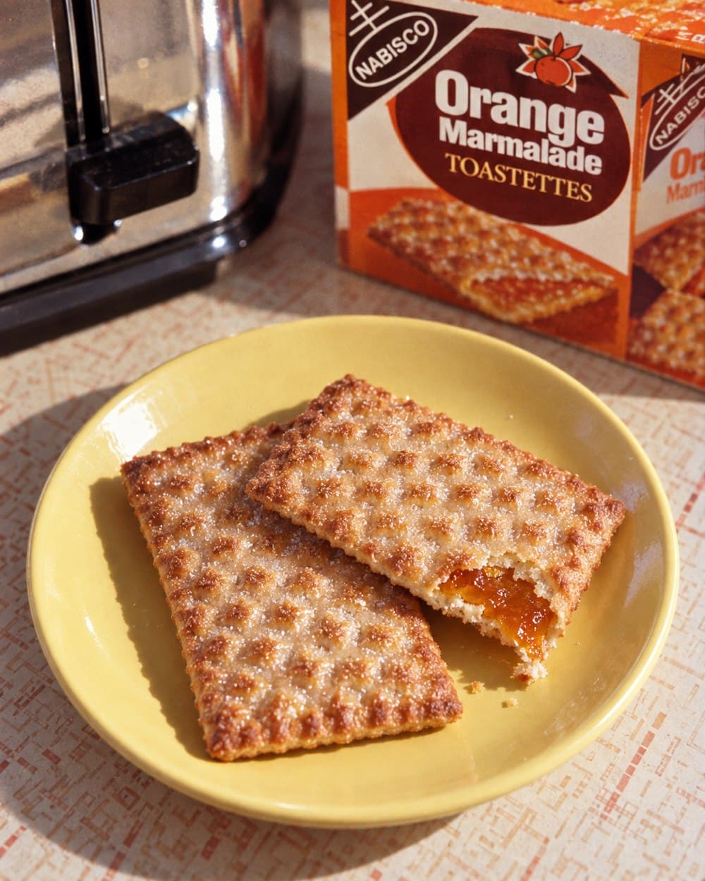 Nabisco Toastettes box and thin toaster pastries