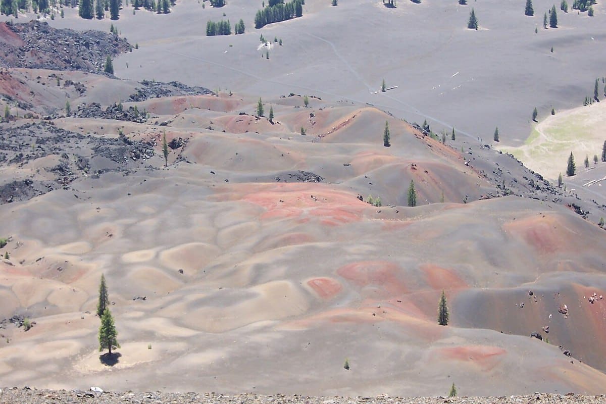 Rust-colored Painted Dunes below Cinder Cone