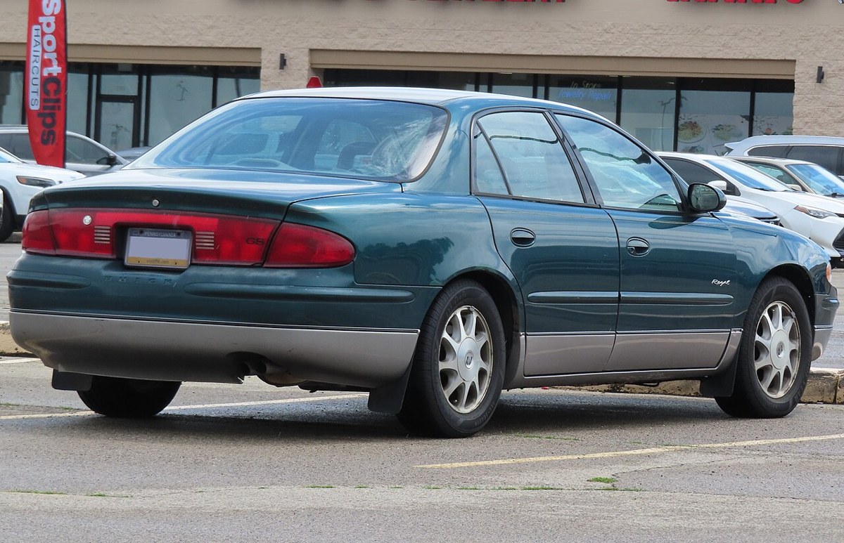 1999 Buick Regal GS viewed from the rear